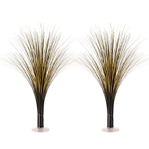 Beistle Plastic Metallic Black And Gold Spray Centerpieces For Happy New Year Decorations, Awards Night Tableware, Birthda...