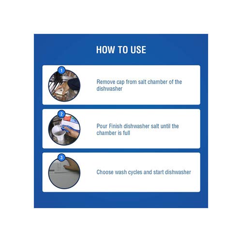 Finish Dishwasher Water Softener Salt for Bosch Dishwasher 6.6 lbs