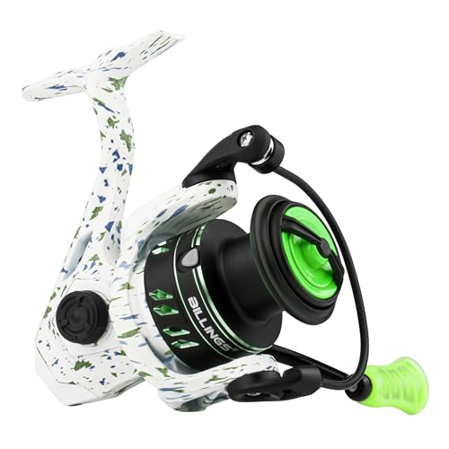 RUNCL Spinning Reel – Billings 5.2:1 Gear Ratio, Max Drag 22.05 LB, Lightweight, Interchangeable Left/Right Hand, Ideal fo...