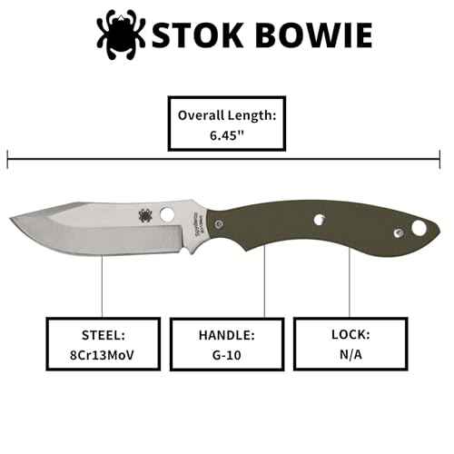 Spyderco FB49GPOD Stok OD G-10 Bowie Reveal 12