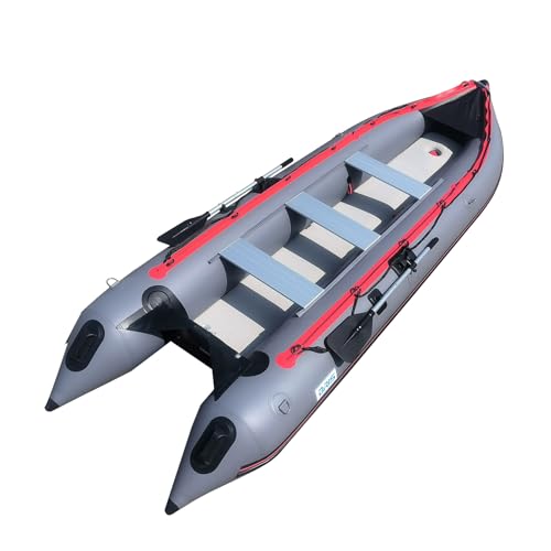 BRIS 14.5Ft Heavy Duty Inflatable Kayak Boat Fishing Tender Kayaks Canoe Dinghy