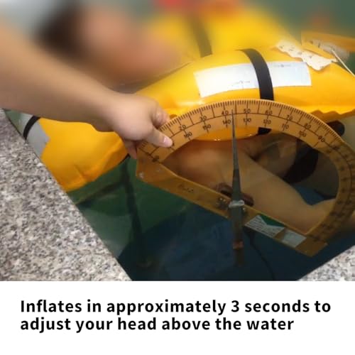 Automatic Inflatable Life Jacket|Life Vest for Adults|PFD Low Profile|Supports up to 330 lbs(YSH709)