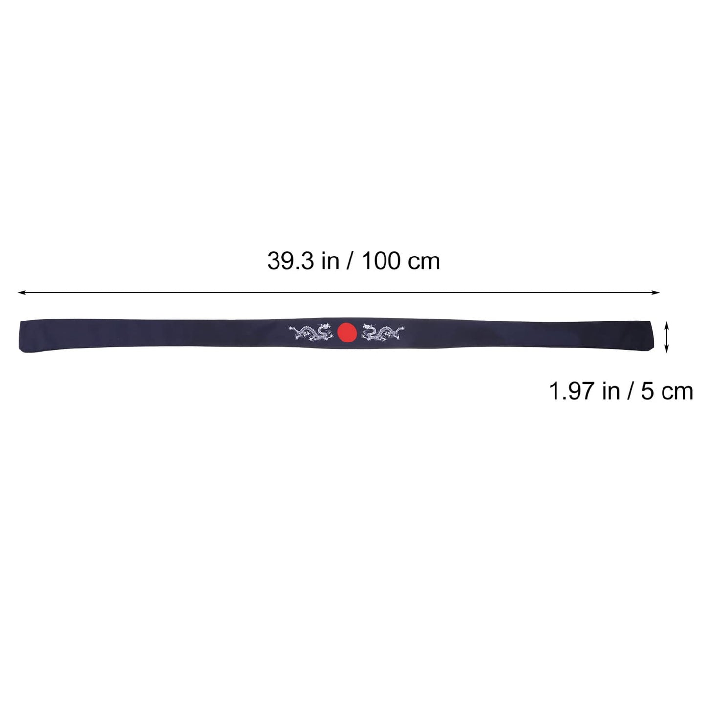 Uonlytech Japanese Headband 2pcs Bushido Headband Fitness Costume Cotton Curls Sports