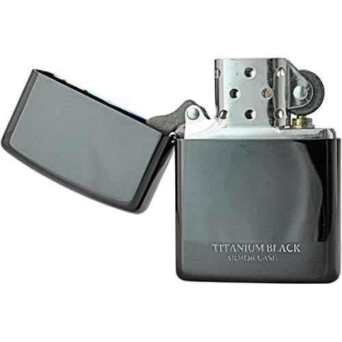 Zippo Lighter Black Titanium Coating 16-BKTT