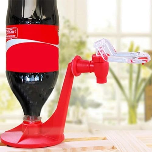 LONGLUAN Hand Pressure Carbonated Beverage Dispenser, 2 Liter Soda Dispenser, Soda Pop Dispenser, Soda Dispenser, Soda Bot...