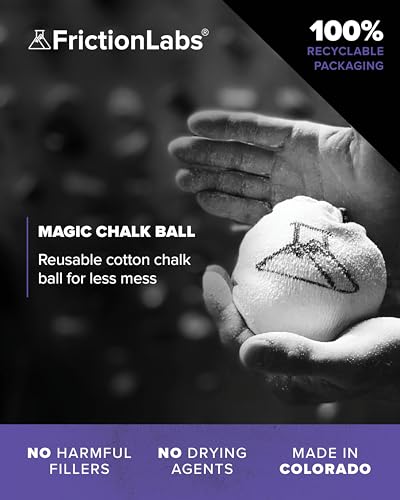 Friction Labs Gym Chalk – Magic Ball, PRO Ball (Chalk Bag Sock) | Non-Toxic Climbing Chalk for Bouldering, Gymnastics & More