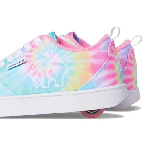 HEELYS Youth Girls Pro 20 Prints Ivory Ella Wheels Skate Sneaker Shoes