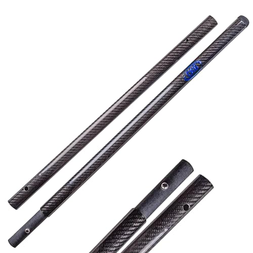 CKG Carbon Fiber Travel Sand Scoop Shovel Handle Universal Lightweight Pole for Beach Metal Detecting Long Rod with 28.5m...
