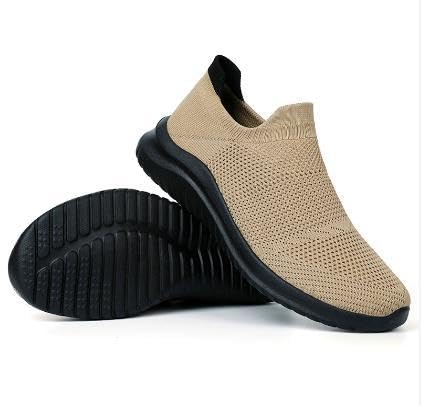 Womens Walking Shoes Mesh Casual Fashion Slip On Lightweight Breathable Sock Shoes Non-Slip Workout Hiking Sneakers