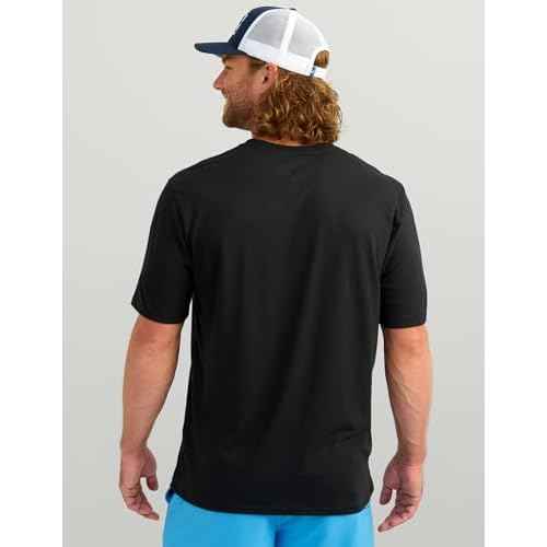 HUK Mens Performance Fishing Logo Tee, Short Sleeve, Quick-Dry