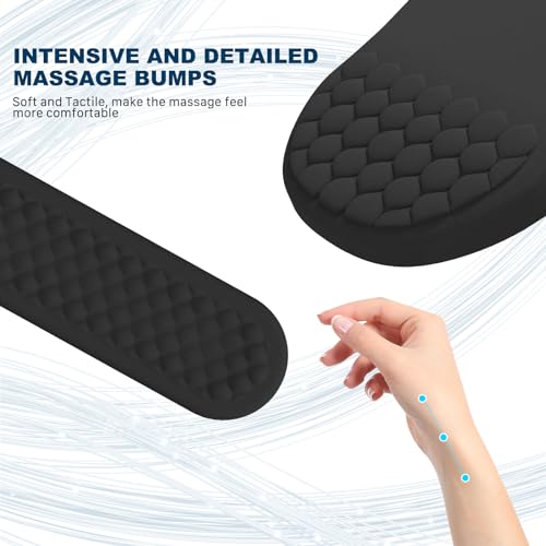 Hasinart Ergonomic Mouse Pad and Keyboard Wrist Rest with Massage Design, Space-Saving Mouse Pad Wrist Support, Memory Foa...
