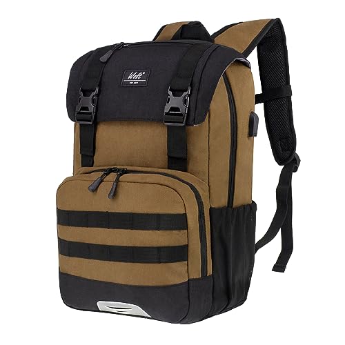 WOLT Laptop Backpack with USB Charging Port Fits Up to 17 Inch Laptop, College Backpack for Men Women, Computer Business B...