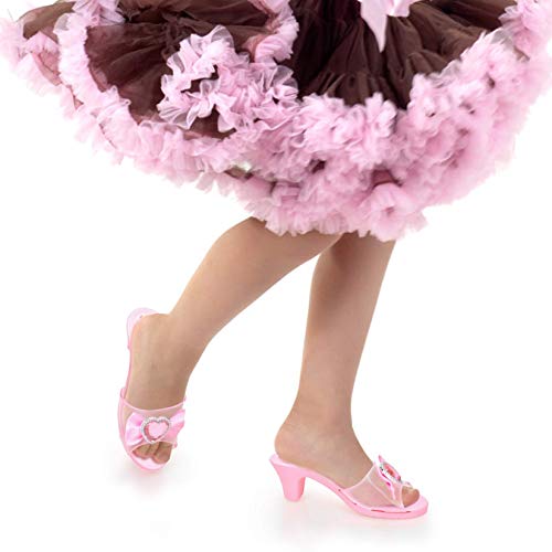 Mastom Girls Play Set! Princess Dress Up Shoes and Tiara (3 Pairs of Shoes + 1 Tiara) Role Play Collection Fashion Princes...