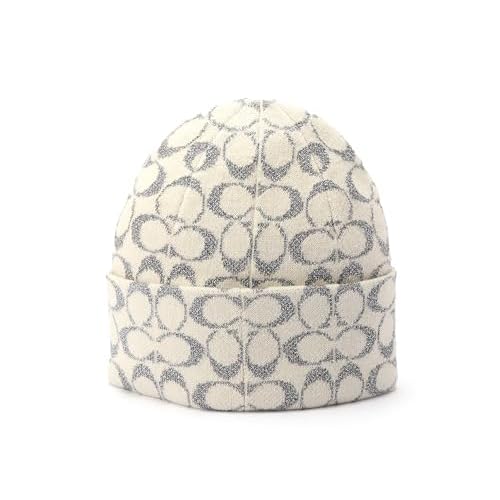 Coach Womens Metallic Sig C Beanie