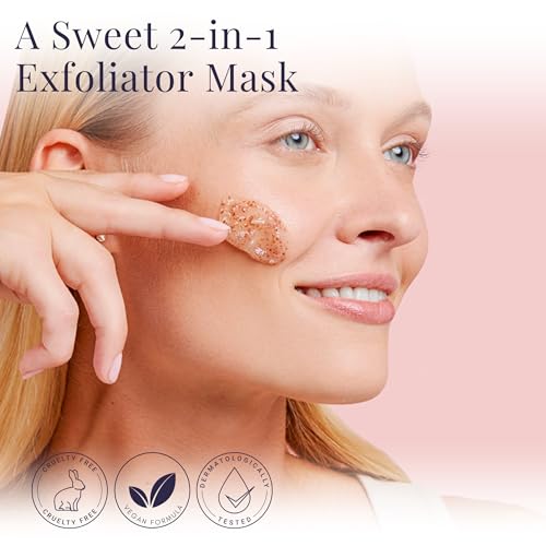 MONAT Berry Refined Scrub¢â - Perfecting Exfoliator Mask with Skin-Brightening AHAs and Cranberry Seeds, 87ml