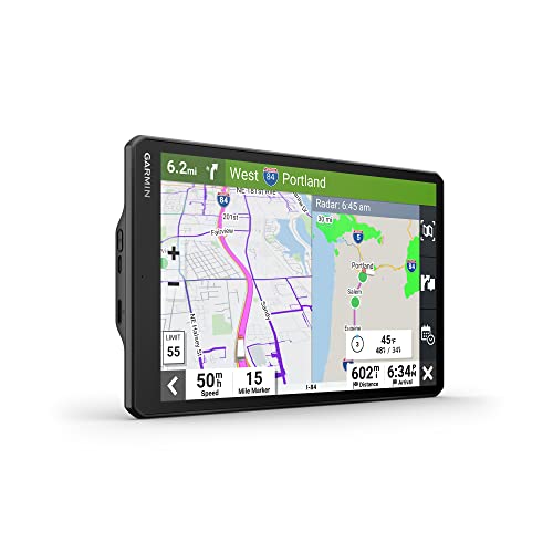 Garmin dēzl OTR1010, Extra-Large, Easy-to-Read 10” GPS Truck Navigator, Custom Routing, High-Resolution Birdseye Satellite...