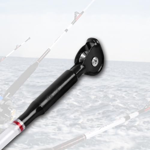 Fiblink Trolling Rod Saltwater Deep Dropper Big Game Rod Conventional Boat Roller Rod Carbon Fishing Pole (2 Pieces - 5'6"...
