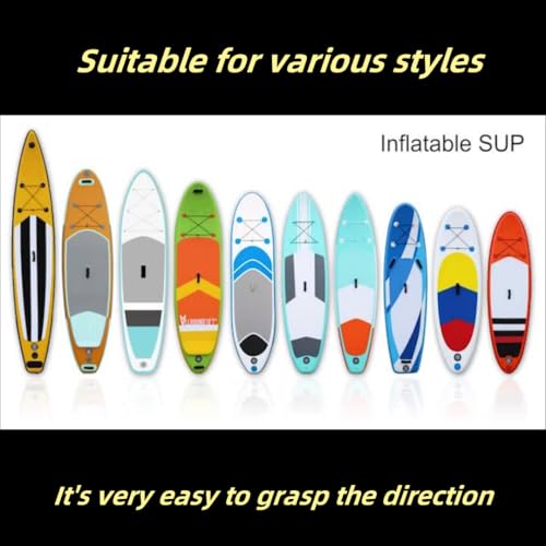 1PC Original Style Slide-in Surfboard Fins - Quick Detach Fin Box System for Paddleboards, Universal 9inch Size, Black