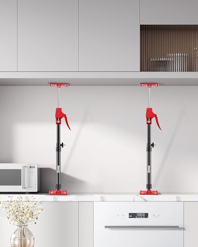 XINQIAO Cabinet Jacks for Installing Cabinets, Light Duty Third Hand Tools Adjustable Support Pole from 15.7 in to 27.6 i...