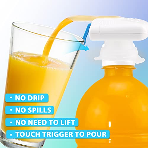 2Pack Automatic Drink Dispenser, Milk Dispenser for Fridge Gallon, Milk Gallon Dispenser, Can Prevent Milk Juice Beer Spil...