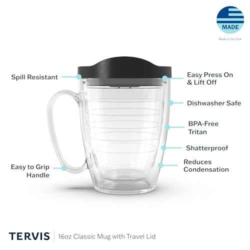 Tervis Sequins Flip Flops Made in USA Double Walled Insulated Tumbler Cup Keeps Drinks Cold & Hot, 16oz Mug, Clear