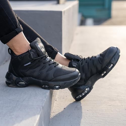 LARNMERN Non Slip Work Boots for Women Waterproof Food Service Chef Kitchen Restaurant Working Casual Comfortable Motorcyc...