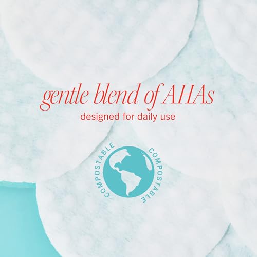 First Aid Beauty - Facial Radiance Pads with Glycolic & Lactic Acids, Daily Exfoliating Pads with AHA, Visibly Smaller Por...