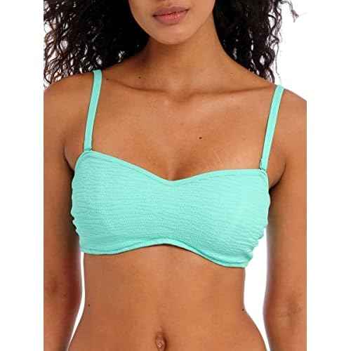 Freya Womens Ibiza Waves Underwire Bandeau Bikini Top