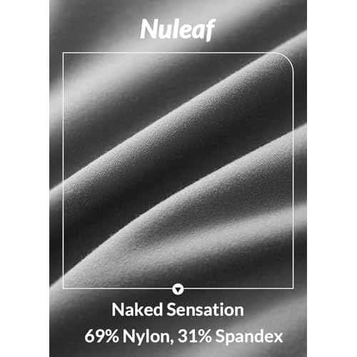 baleaf Nuleaf Women's Stretch Capri Leggings with Pockets High Waisted Brushed Yoga Workout Athletic Tummy Control Capris 19"