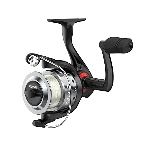 Zebco Verge Spinning Fishing Reel, Right or Left-Hand Retrieve, Pre-Spooled with Zebco Fishing Line, All-Metal Gears, TRU ...