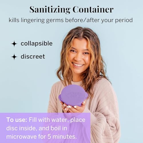 Pixie Menstrual Disc Kit for Feminine Care - Pixie Discs are Designed to Remove Like Tampons - 100% Medical-Grade Silicone...