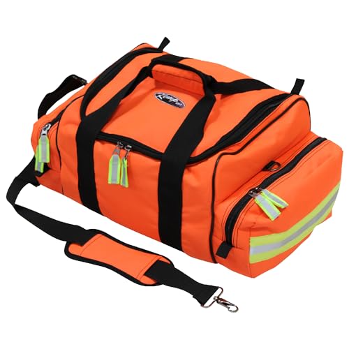 Kemp USA Maxi Trauma Bag - Large First Aid Kit for EMT First Responders - Water Resistant 600D Nylon - Buckle Closure with...