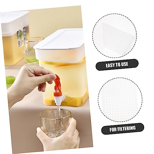 CIYODO Refrigerator Cold Water Kettle with Faucet 1.5 Gallon Water Pitcher for Home Kitchen Beverage Dispenser Juice Party...