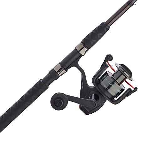 Ugly Stik 7¡¯ Ugly Tuff Spinning Fishing Rod and Reel Spinning Combo, Ugly Tech Construction with Clear Tip Design, Size 60 5 Ball Bearing Conventional Reel