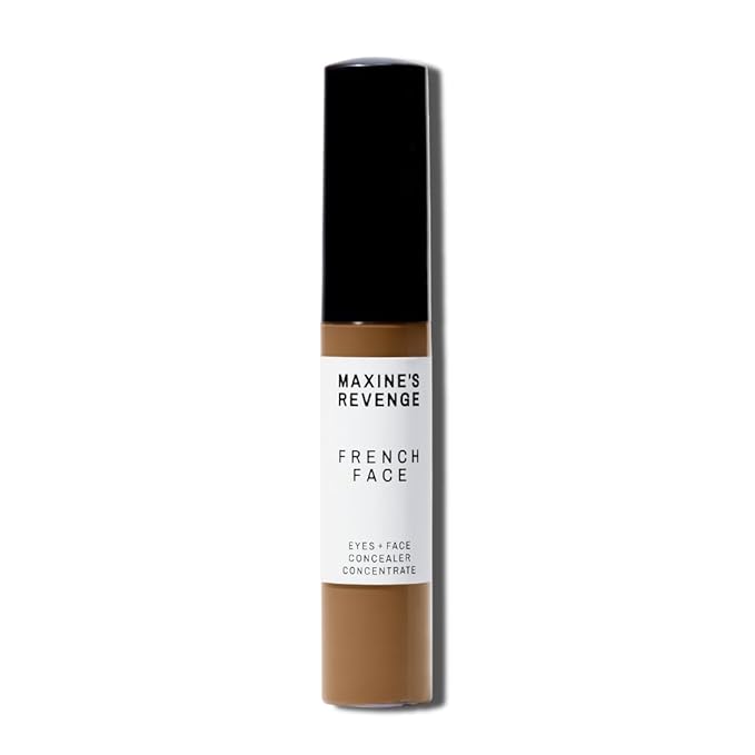 Maxine's Revenge FRENCH FACE CONCEALER | Hydrating & Blurring for Eyes + Face (Deep Tan)
