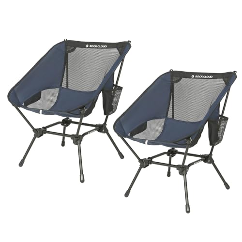 ROCK CLOUD Portable Camping Chair Ultralight Folding Chairs Outdoor for Camp Hiking Backpacking Lawn Beach Sports