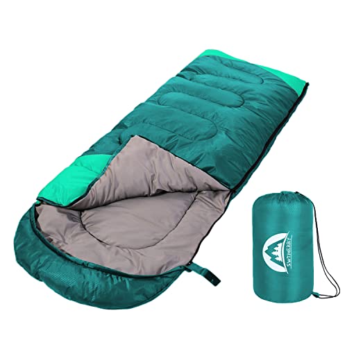 SWTMERRY Sleeping Bag 3 Seasons (Summer, Spring, Fall) Warm & Cool Weather - Lightweight,Waterproof Indoor & Outdoor Use f...