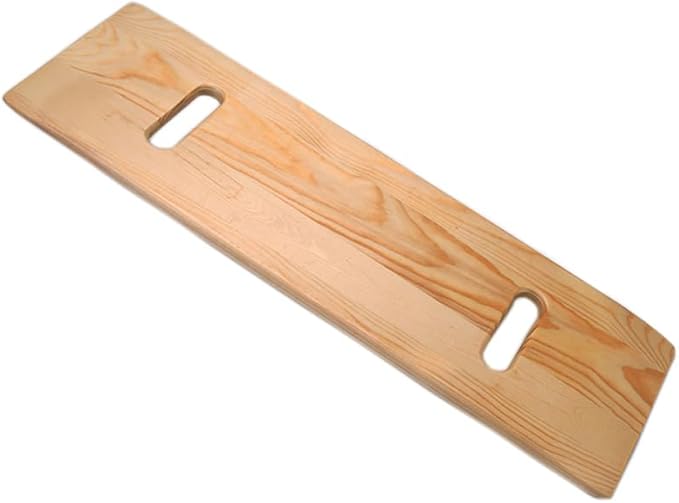 Slide Transfer Board with Handles,FSA Eligible,Made of Heavy-Duty Wood,Mobility Aid for Senior and Handicap,Load Capacity Up to 500 lbs (30 * 8 * 0.75)