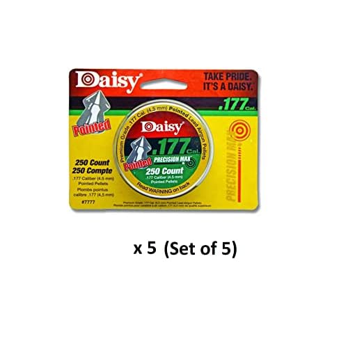 Daisy PrecisionMax .177 Pointed Field Pellets and Assorted case Packs