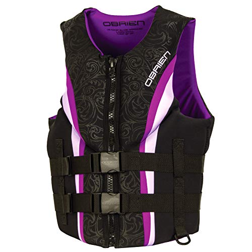 O'Brien Impulse Women's Life Jacket, US Coast Guard Approved, Great for Any Water Sports - Boating, Skiing, Surfing, PWC