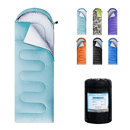 ORTHOMTEX Sleeping Bags for Adults,Kids & Girls-Warm & Cold Weather Lightweight Waterproof Sleeping Bag Backpack with Comp...