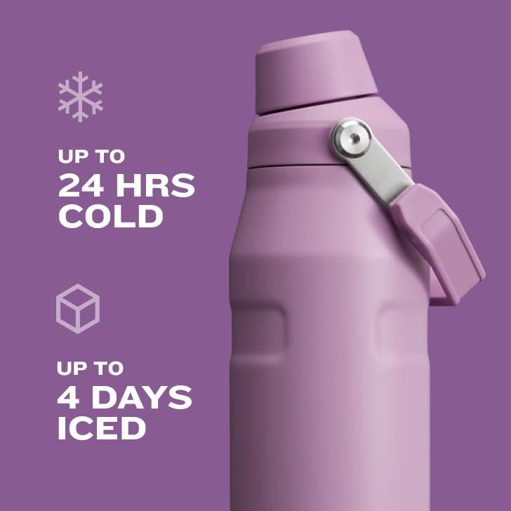 Stanley IceFlow Fast Flow Water Bottle | Angled Spout Lid | Lightweight & Leakproof for Travel & Sports | Insulated Stainl...