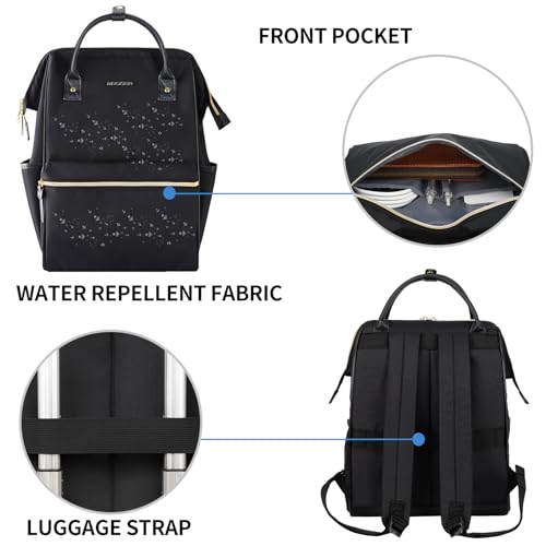 KROSER Laptop Backpack 17" Stylish Backpack Water Repellent College Casual Daypack with USB Port Travel Business Work Bag ...