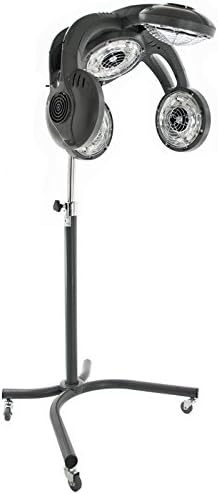 OMWAH Standing Hair Dryer Salon Professional Accelerator Color Processor Rolling Base Spa Professional