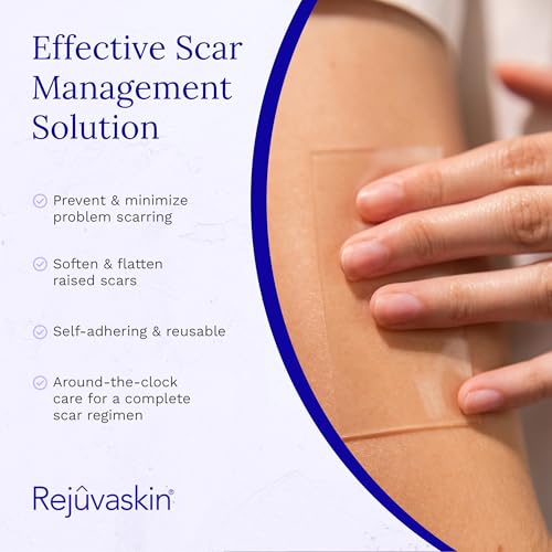 Rejuvaskin Scar Heal Kit for Small Scars, Soften, Flatten, Reduce and Recover, Silicone Sheeting, RejuvaSil Gel & Medical ...