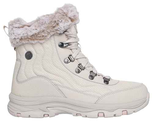 Skechers Women's TREGO - STORMIE waterproof boot, Natural, 9 M