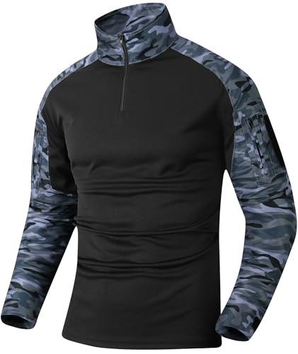 Men's Outdoor Performance Tactical Polo Shirts Long Sleeve