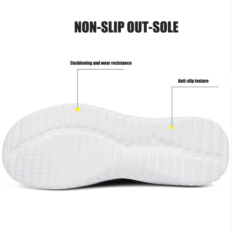 Walking Shoes for Men's and Women's Breathable Mesh Running Sneakers Non-Slip Workout Hiking Shoes