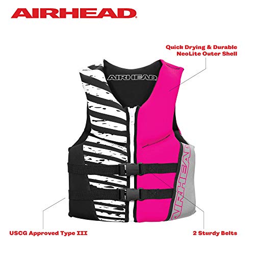 Airhead Men's & Youth USCG Approved Neolite Life Jackets for Water Sports