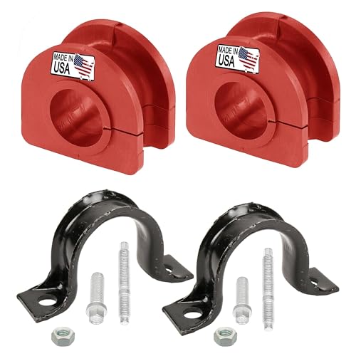 Suspension Dudes PAIR Front Sway Bar CODE RED Bushing Kit FITS Avalanche, Suburban, Escalade, Savana, Sierra, Silverado, T...